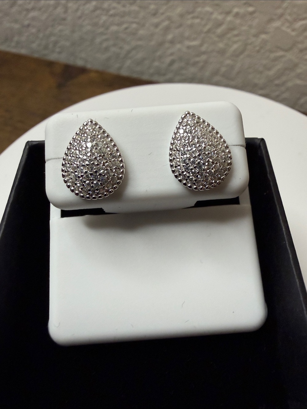 Moissanite Sterling Silver Earrings
